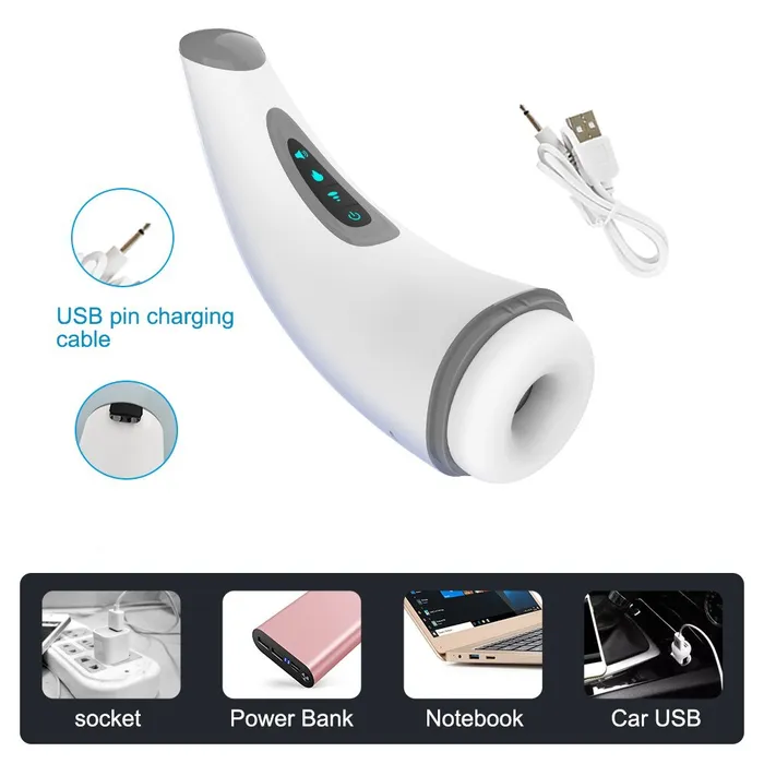 Male Sex Toys EVEs SECRETS Air Sucking Male Masturbation Cup Automatic Vibration Blowjob Toy with Heating Function