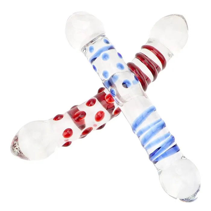 Male Sex Toys EVEs SECRETS Unisex Glass Dildo Masturbator Adult Crystal Fake Penis Glass Anal Sex Toy