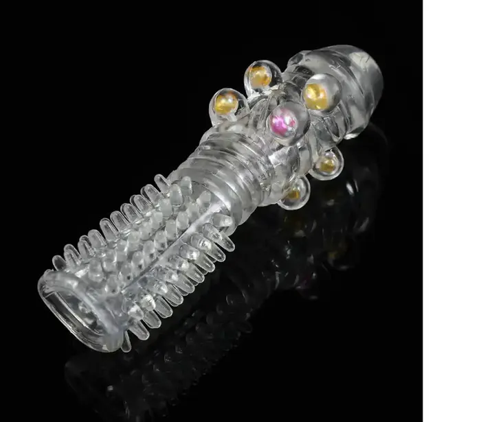 Male Sex Toys sex toys in pakistan Reusable Condom Textured With Beads Extender Sleeve Penis Cover Cock Ring Dildo Sex Toys for Men Male Sex Toys sex toys in pakistan Reusable Condom Textured With Beads Extender Sleeve Penis Cover Cock Ring Dildo Sex Toys for Men