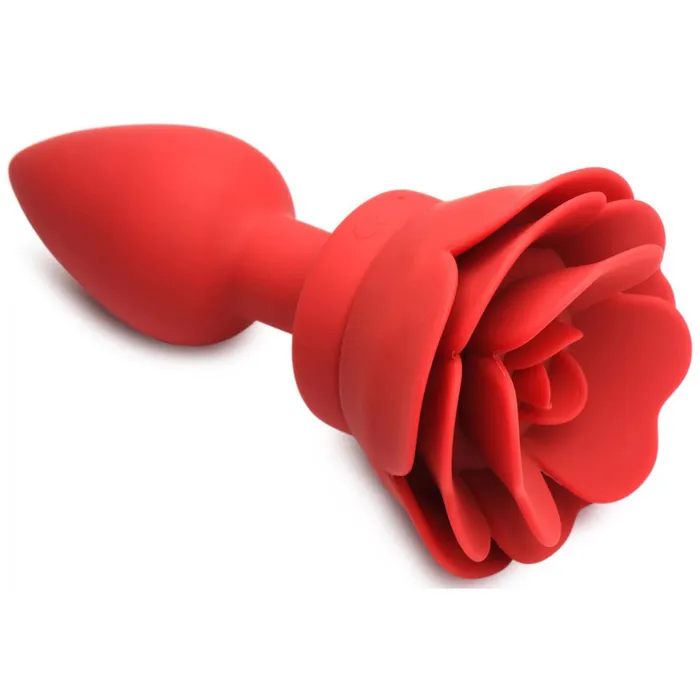 Male Sex Toys XR Brands Booty Sparks 28x Silicone Vibrating Rose Anal Plug With Remote Medium Male Sex Toys XR Brands Booty Sparks 28x Silicone Vibrating Rose Anal Plug With Remote Medium