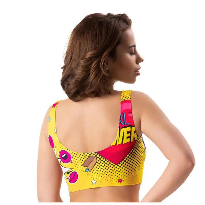 Mememe Lingerie Male Sex Toys Comics Insta Crop Top Large Mixed