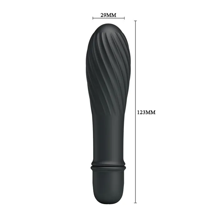 Metro Vibrators GSpot Vibrator Black Solomon Pretty Love