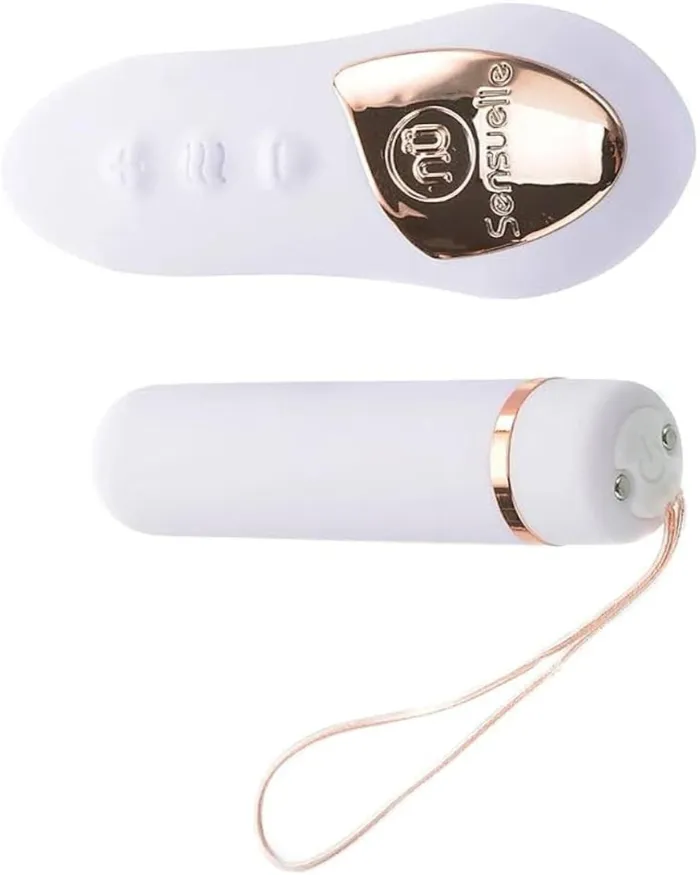 Nu Sensuelle Remote Control Pleasure Panty Vibrator 15 Function White Nu Sensuelle Female Sex Toys
