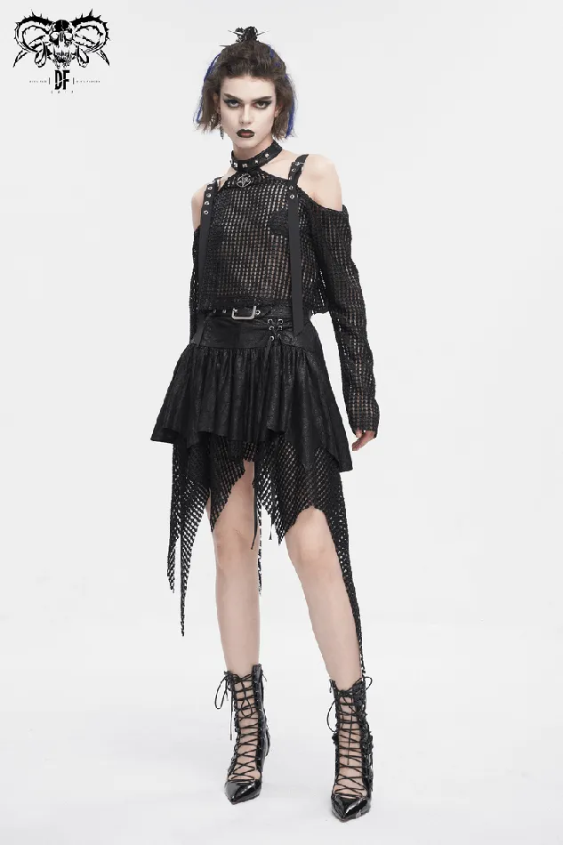 OffShoulder Halter Top With Pentagram And Buckle Straps EVEs SECRETS Male Sex Toys