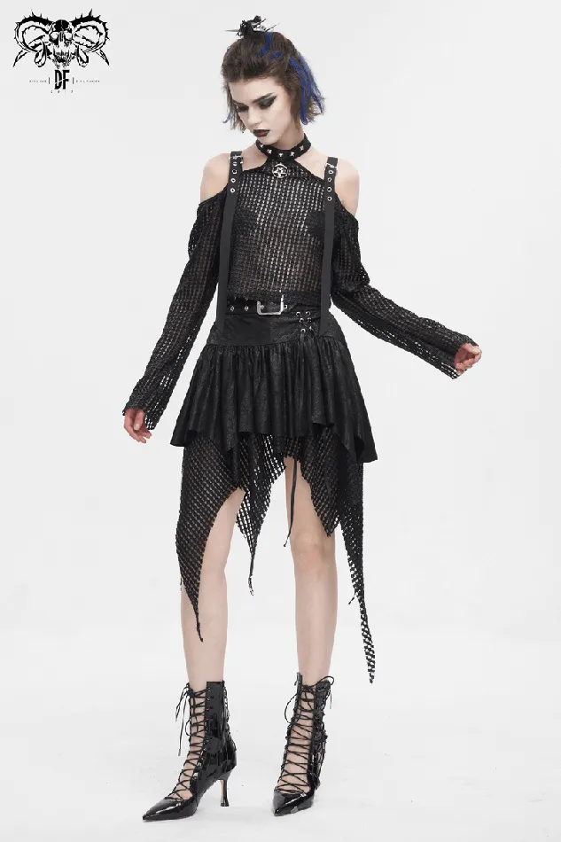 OffShoulder Halter Top With Pentagram And Buckle Straps EVEs SECRETS Male Sex Toys