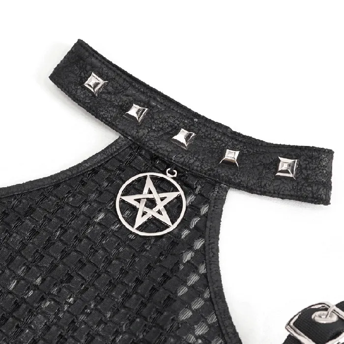 OffShoulder Halter Top With Pentagram And Buckle Straps EVEs SECRETS Male Sex Toys