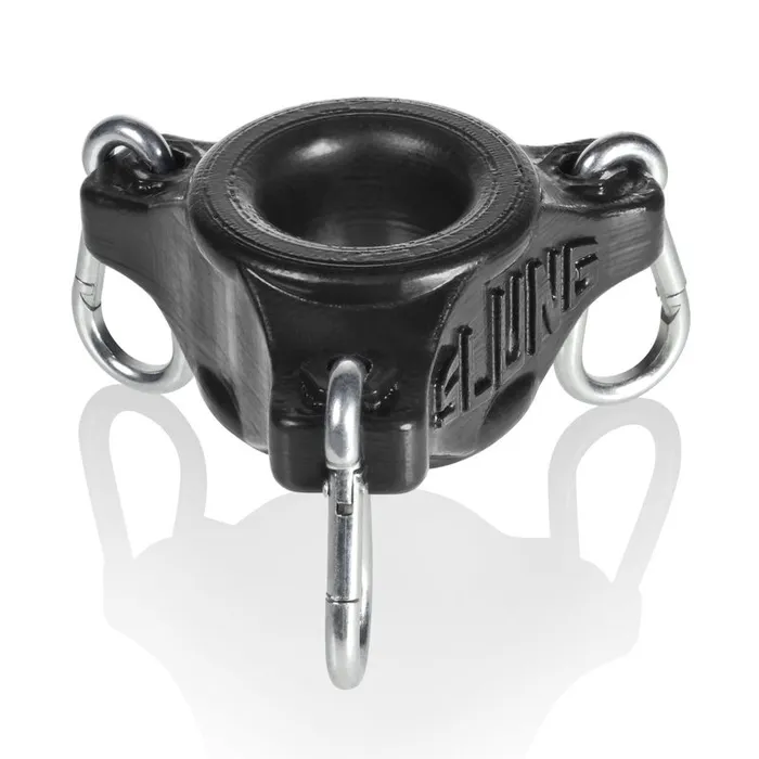 OxBalls Anal Slung Ballstretcher With 3 Carabiners OxBalls Black