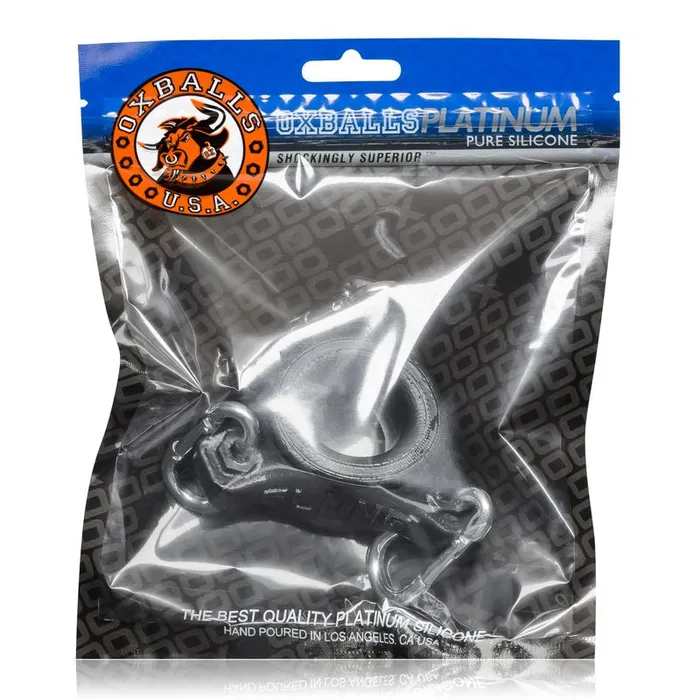 OxBalls Anal Slung Ballstretcher With 3 Carabiners OxBalls Black