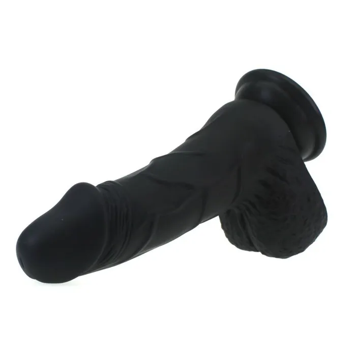 Pedro Thick Realistic Cock w Balls Black XMEN XMEN Dildos