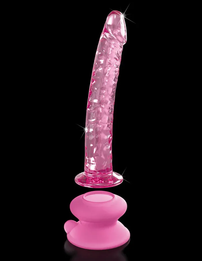Pipedream Dildos Icicles No 86 Glass Dildo With Suction Cup 7 inch