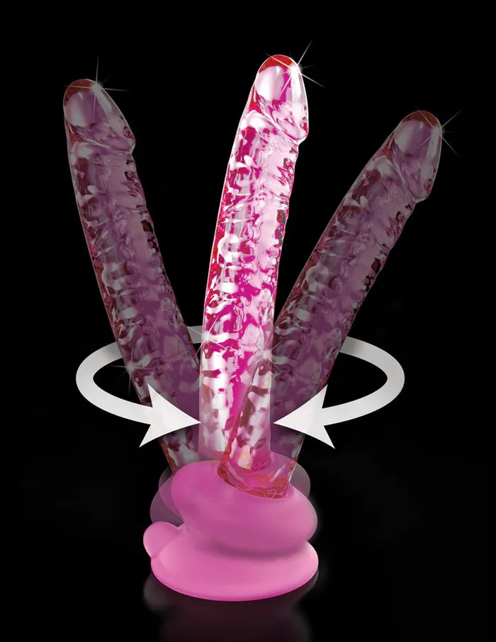 Pipedream Dildos Icicles No 86 Glass Dildo With Suction Cup 7 inch