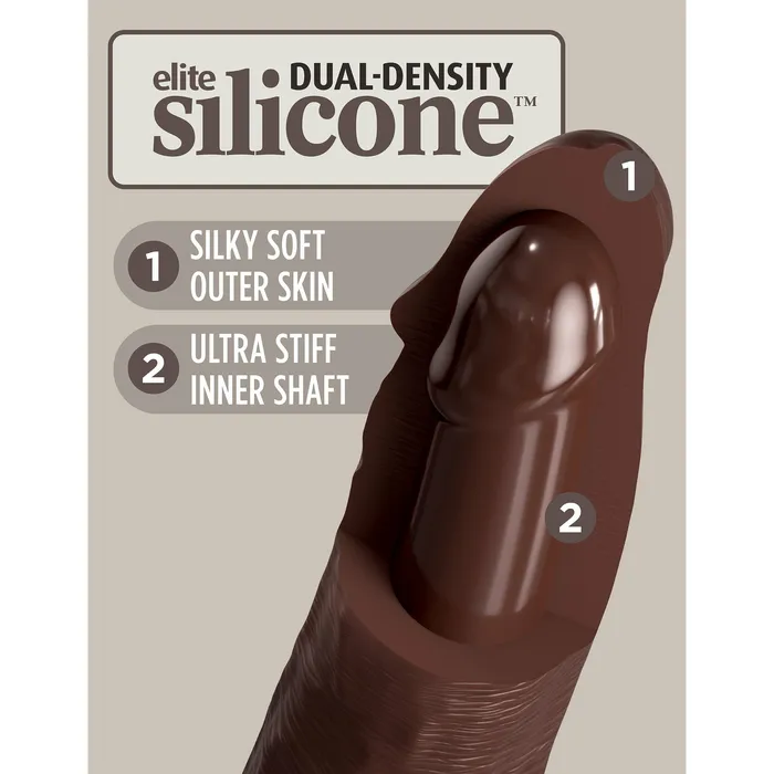 Pipedream King Cock Elite 9 Inch Vibrating Silicone Dual Density Cock With Remote Brown Female Sex Toys Pipedream King Cock Elite 9 Inch Vibrating Silicone Dual Density Cock With Remote Brown Female Sex Toys