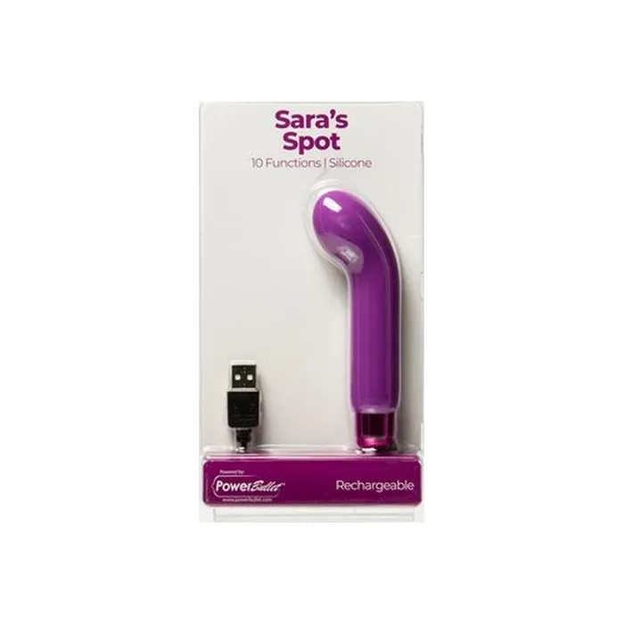 PowerBullet Power Bullet Saras Spot Vibrator Purple Purple Vibrators