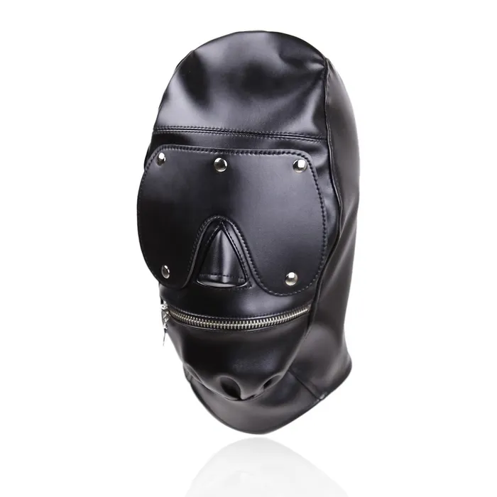 Restraints EVEs SECRETS PU Leather Eye Mask with Open Mouth Adult Erotic Gag Bondage for Couple