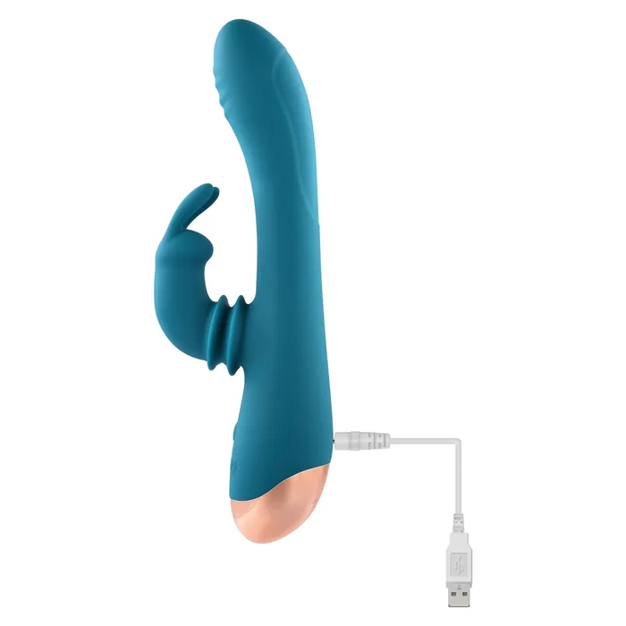 Shimmy and Shake Velvet Rabbit Blue Adam and Eve Vibrators Shimmy and Shake Velvet Rabbit Blue Adam and Eve Vibrators