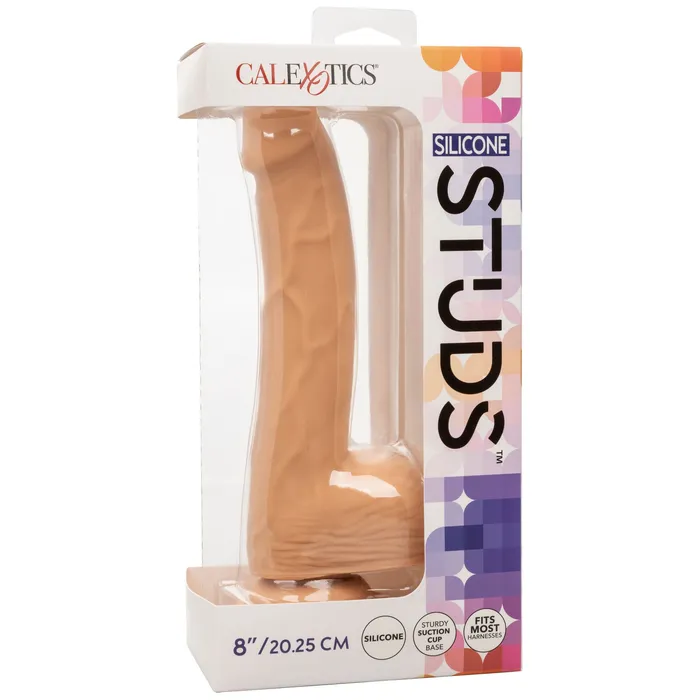 Silicone Studs 8 Inch Ivory CalExotics Anal Silicone Studs 8 Inch Ivory CalExotics Anal