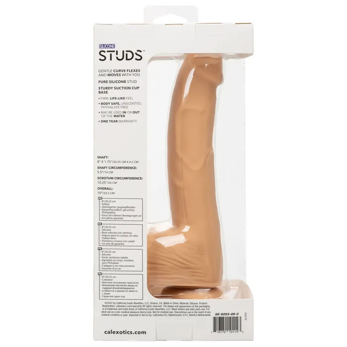 Silicone Studs 8 Inch Ivory CalExotics Anal Silicone Studs 8 Inch Ivory CalExotics Anal