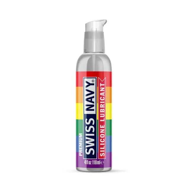 Swiss Navy Lubricants Swiss Navy Premium Silicone Pride Lubricant 4 oz
