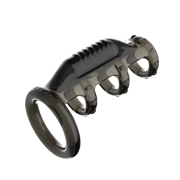 Vibrating Cock Ring Sleeve with GSpot Stimulator Penis Extender Sex Toys for Couples EVEs SECRETS Male Sex Toys