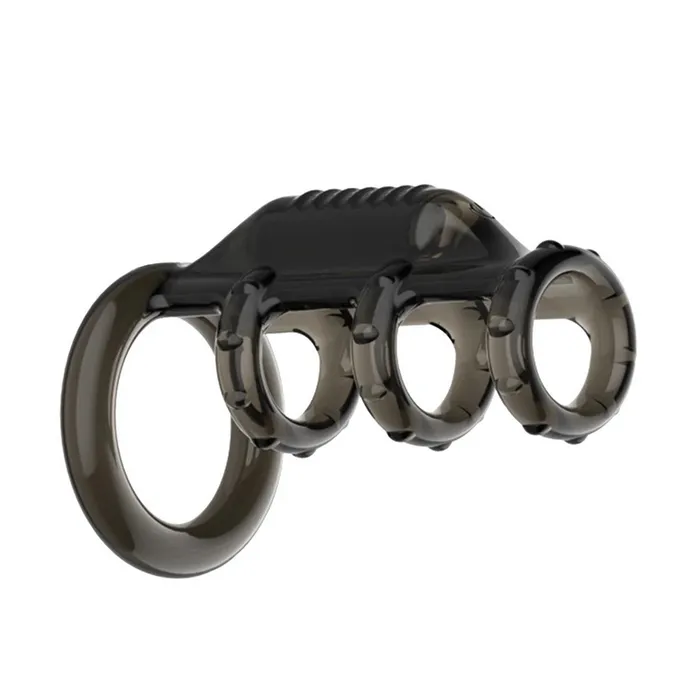 Vibrating Cock Ring Sleeve with GSpot Stimulator Penis Extender Sex Toys for Couples EVEs SECRETS Male Sex Toys