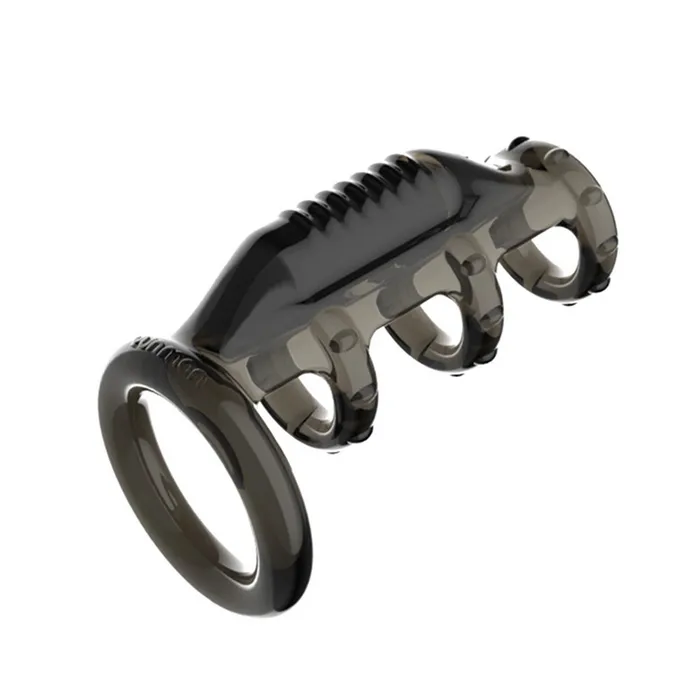 Vibrating Cock Ring Sleeve with GSpot Stimulator Penis Extender Sex Toys for Couples EVEs SECRETS Male Sex Toys