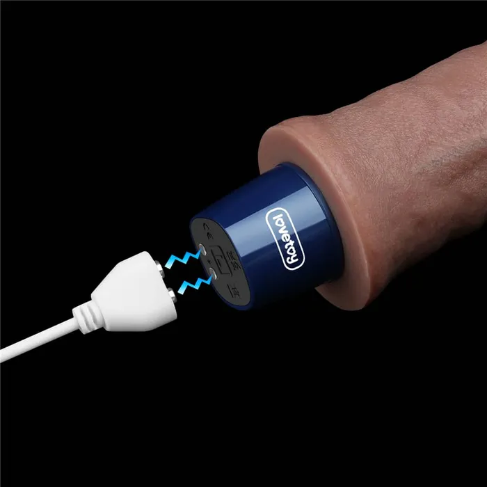 95 REAL SOFTEE Rechargeable Silicone Vibrating Dildo LOVETOY Female Sex Toys