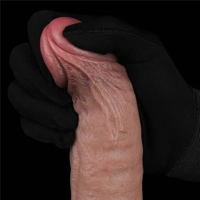 95 REAL SOFTEE Rechargeable Silicone Vibrating Dildo LOVETOY Female Sex Toys