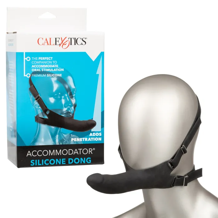 Accommodator Silicone Dong Black CalExotics Dildos