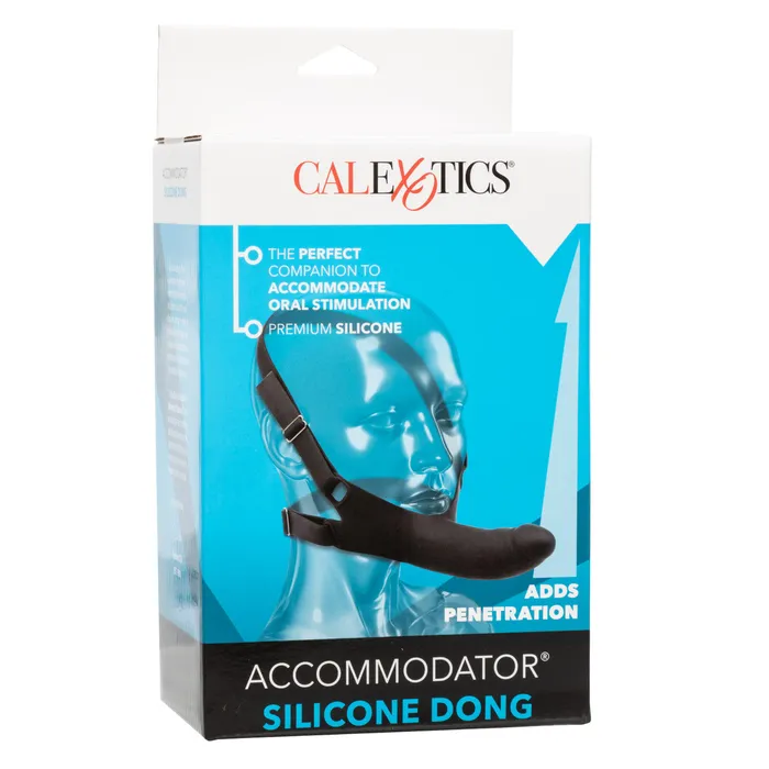 Accommodator Silicone Dong Black CalExotics Dildos