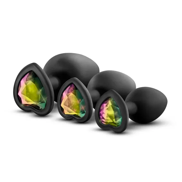 Anal Blush Novelties Heart Gem Silicone Anal Trainer Kit