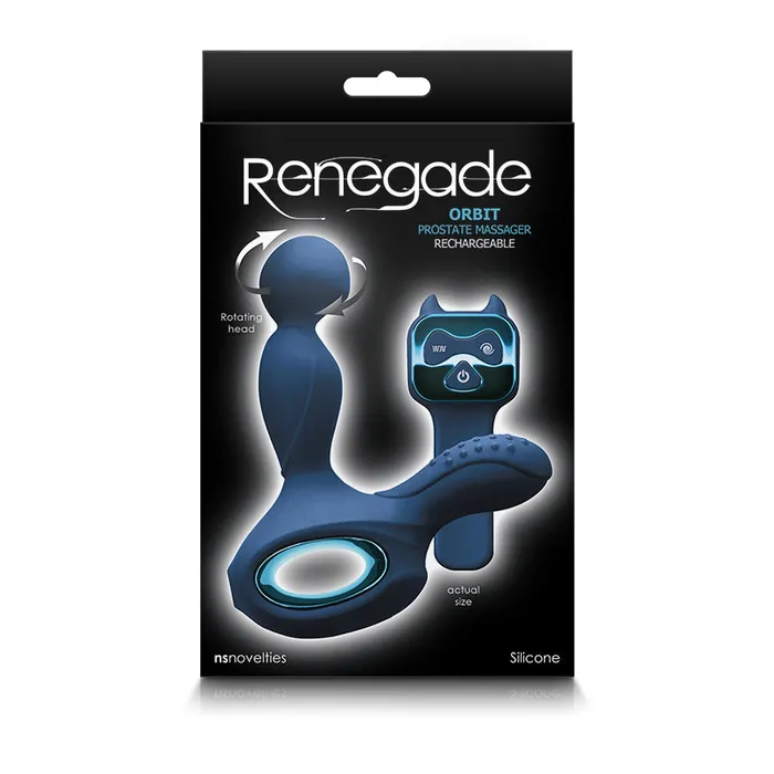 Anal Renegade Orbit Prostate Massager Blue NS Novelties