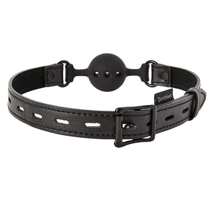 Anal Sportsheets Sportsheets Silicone Breathable Ball Gag Black Anal Sportsheets Sportsheets Silicone Breathable Ball Gag Black