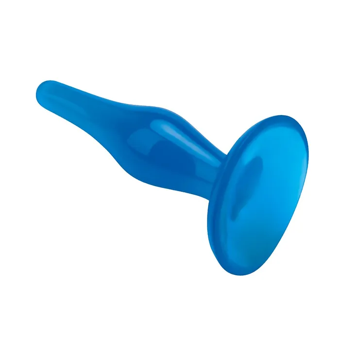 Blueline Anal Blue Line Easy Insertion Butt Plug Blue 475
