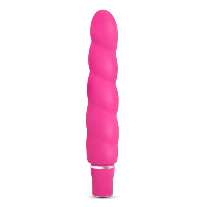 Blush Female Sex Toys Luxe Anastasia Multispeed Silicone Vibrator Pink
