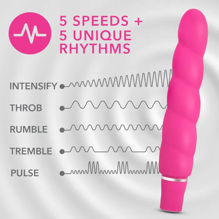 Blush Female Sex Toys Luxe Anastasia Multispeed Silicone Vibrator Pink Blush Female Sex Toys Luxe Anastasia Multispeed Silicone Vibrator Pink