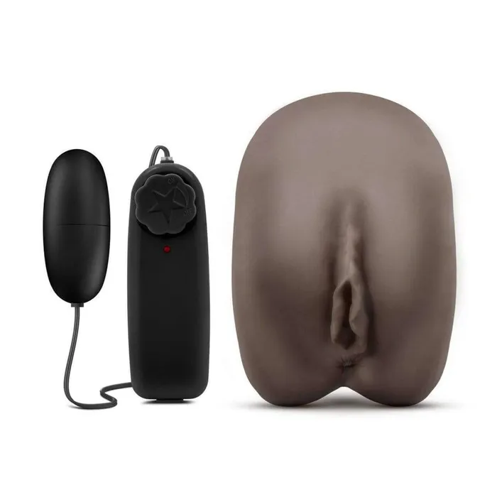 Blush Male Sex Toys Erin The Enchantress Vibrating Realistic Masturbator Hot Chocolate