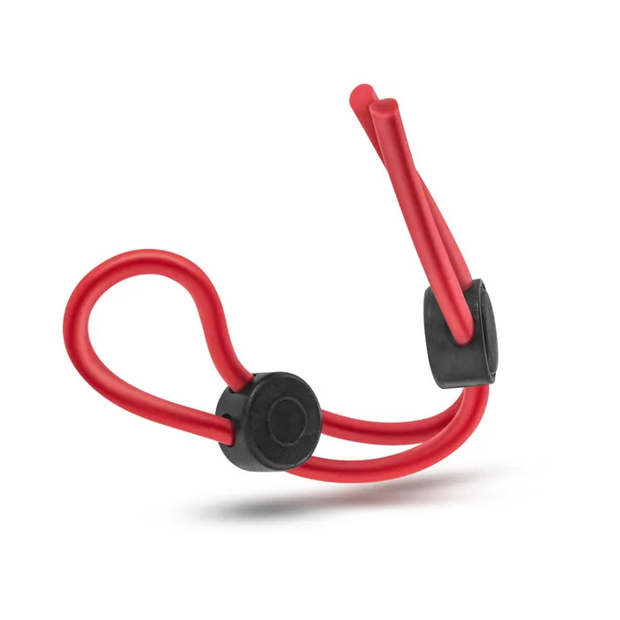 Blush Stay Hard Silicone Double Loop Cock Ring Red Male Sex Toys