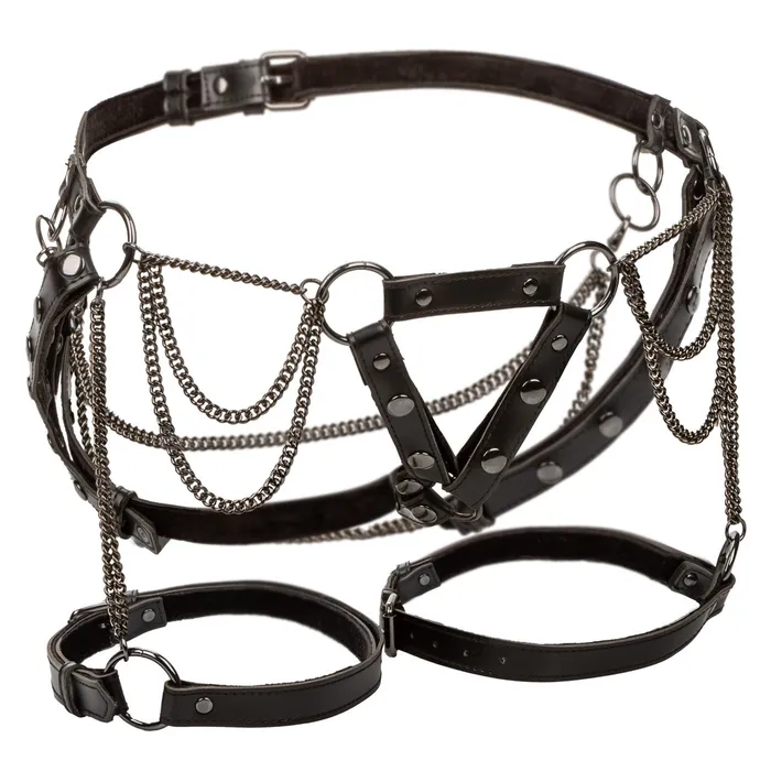 CalExotics Female Sex Toys Euphoria Collection Thigh Harness With Chains