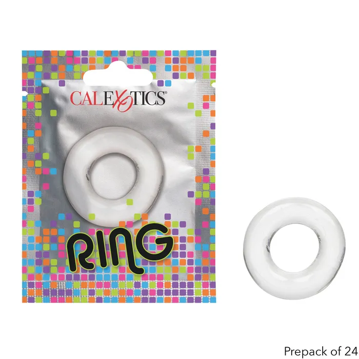 CalExotics Foil Pack Ring Clear Male Sex Toys CalExotics Foil Pack Ring Clear Male Sex Toys