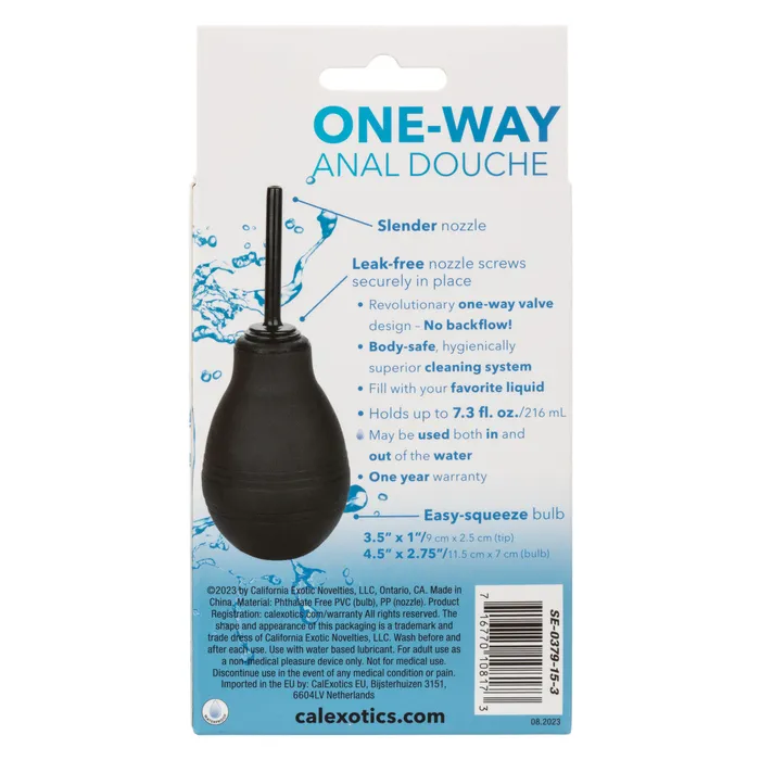 CalExotics Male Sex Toys OneWay Anal Douche CalExotics Male Sex Toys OneWay Anal Douche