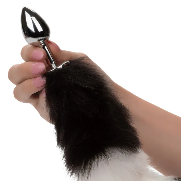 CalExotics Running Wild Black White Tail Plug CalExotics Anal CalExotics Running Wild Black White Tail Plug CalExotics Anal