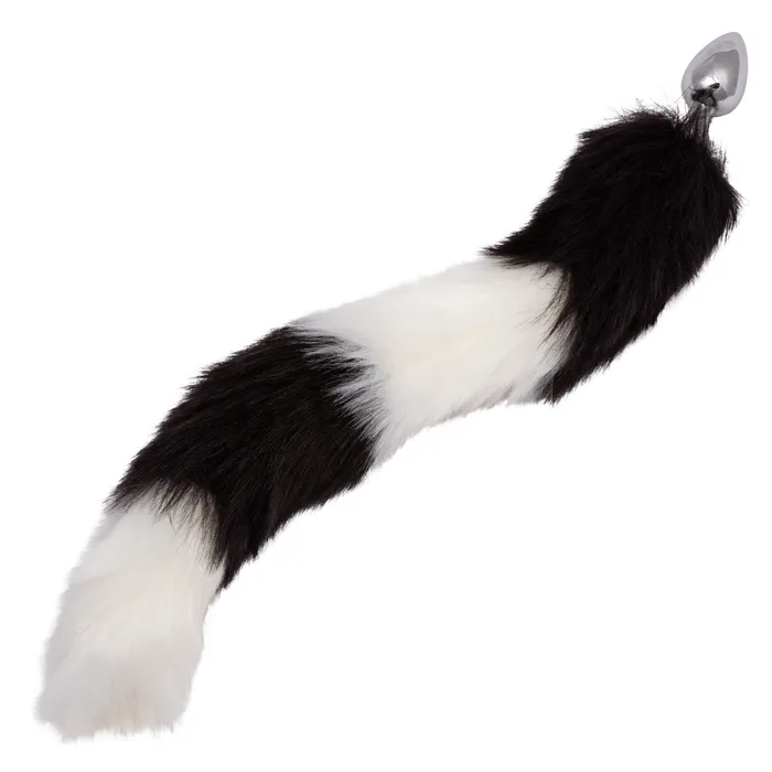 CalExotics Running Wild Black White Tail Plug CalExotics Anal CalExotics Running Wild Black White Tail Plug CalExotics Anal