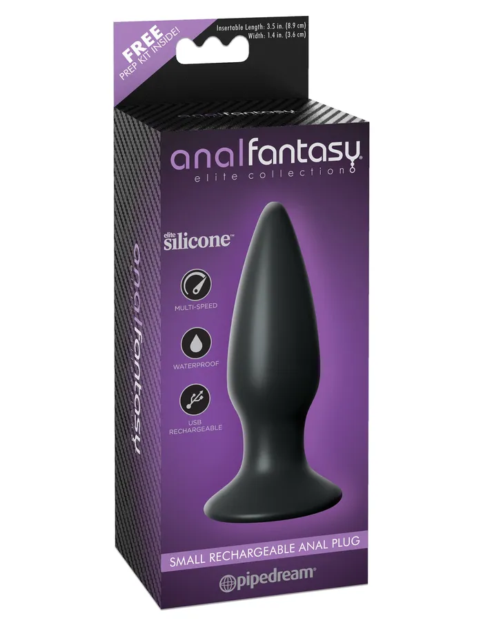 Calvista Male Sex Toys Anal Fantasy Elite Small Rechargeable Anal Plug