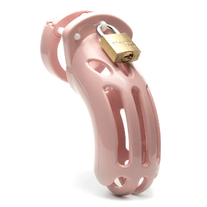 Chastity Kits The Curve Chastity Cock Cage Kit Pink CBX Male Sex Toys