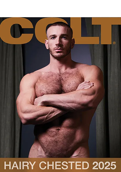 COLT Hairy Chested 2025 Calendar CSG Store Vibrators