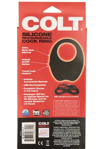 COLT Silicone Rechargeable Cock Ring COLT Gear Male Sex Toys