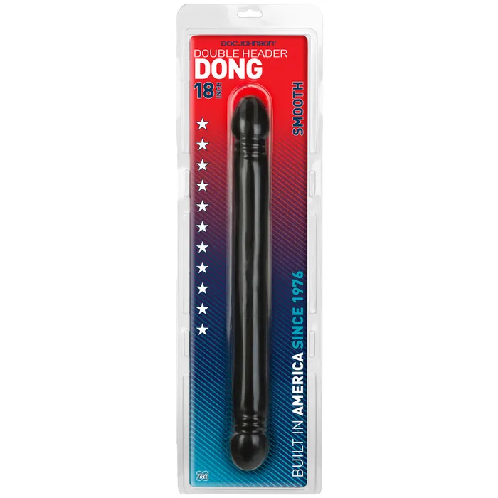 Doc Johnson Anal Doc Johnson Smooth Double Header Black 18