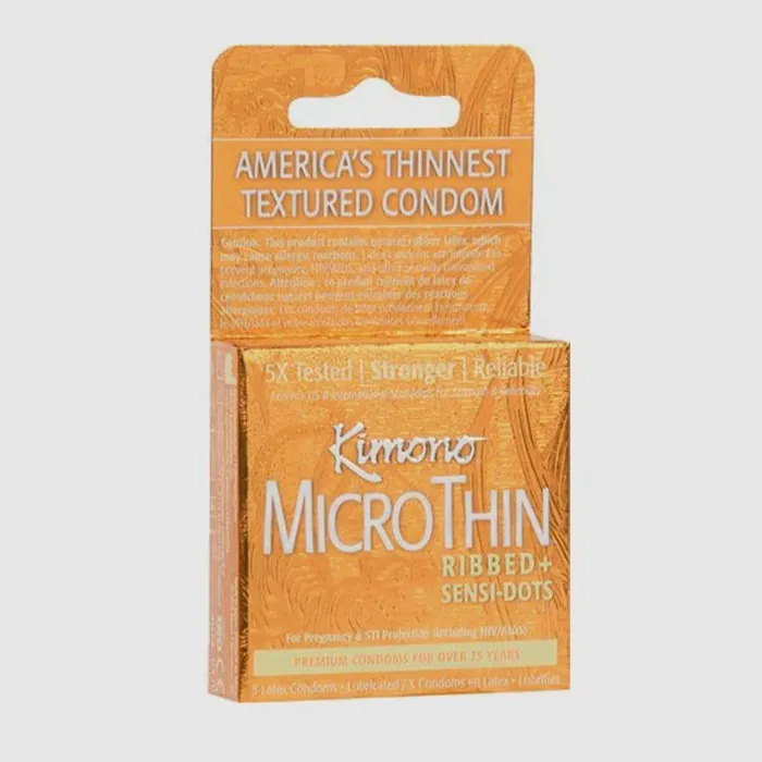 Enhancers Kimono Kimono Type E Condoms 3 Pack