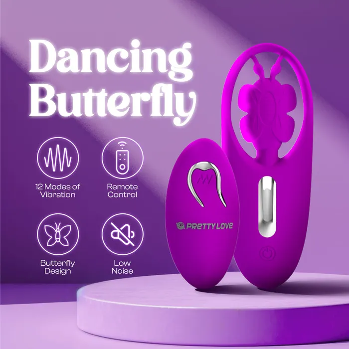 Female Sex Toys FRISKY BUSINESS SG Dancing Butterfly Wearable Female Vibrator with Remote Control