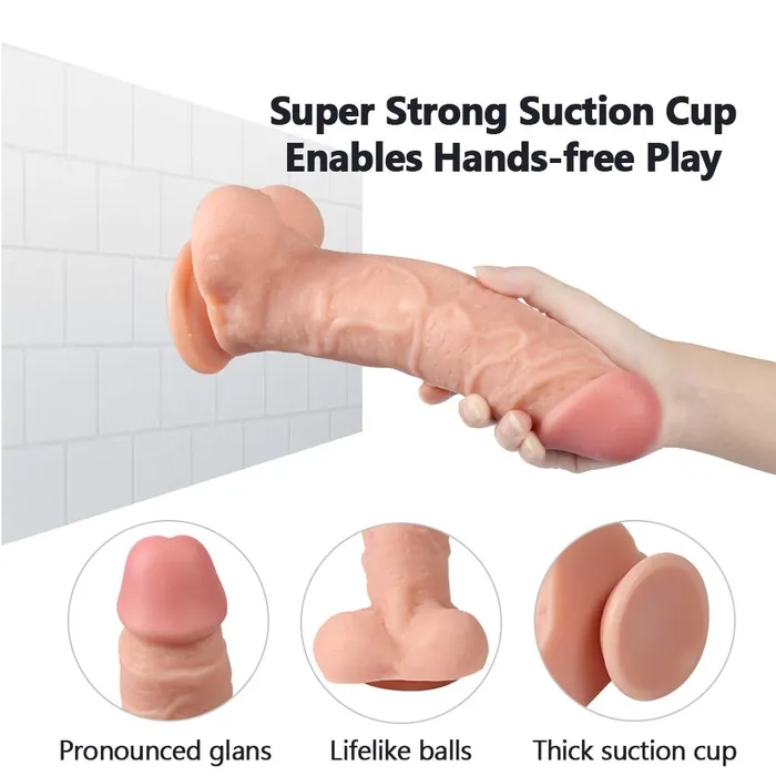 Flesh Color Popular Big Thick Dildo 1062in HEXHER Dildos